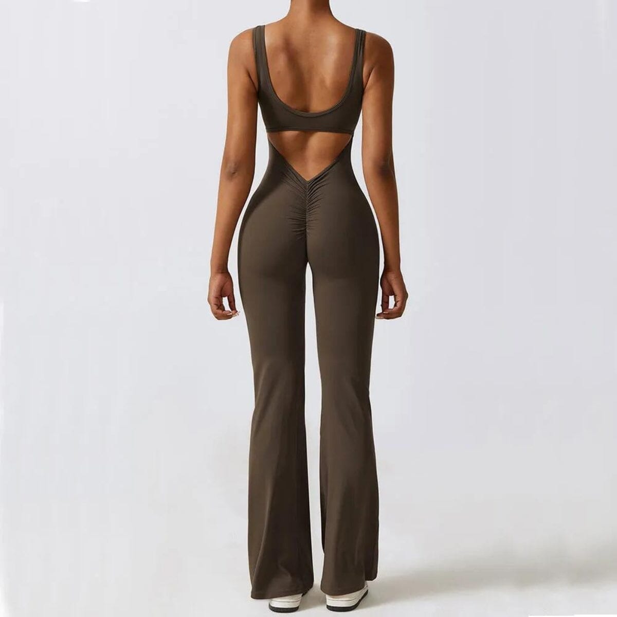 Imprint Hollow Back Jumpsuit